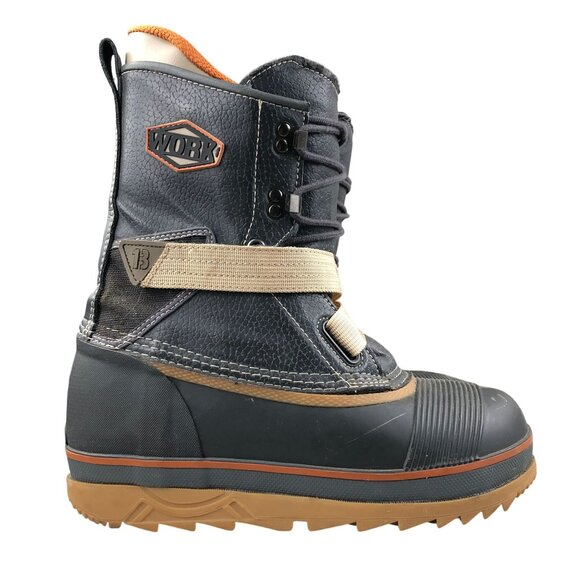 Burton | Shoes | Burton Vtg Mens Size 7 Work Grey Leather